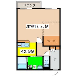 アビタパークサイド昭和中央の物件間取画像